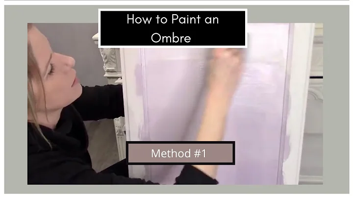 How to Ombre with Chalk Paint Three Different Ways: Ombre Method #1 Quick Tips
