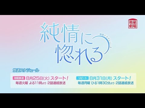 衛星劇場8月 韓国ドラマ チョン ギョンホ キム ソヨン主演のロマンチック ヒーリングドラマ 純情に惚れる 予告 解説 Youtube