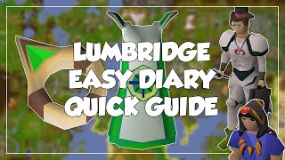 Lumbridge Easy Diary Quick Guide - Old School Runescapeosrs