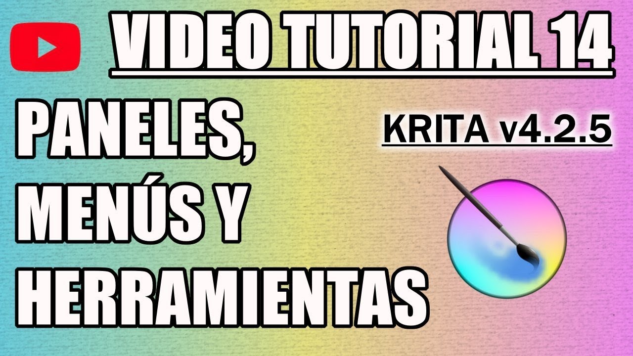 ️ Tutorial 14 Krita en Español - Paneles y Menús (Ventana y ...