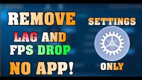How to Fix Lag and Fps Drop Using Settings Only | MLBB