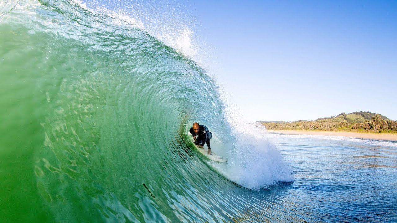 Part 2 of avoiding getting smashed when doing wide angle surf action photos from the water.