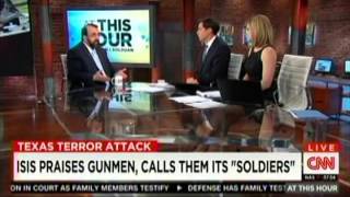 Robert Spencer on CNN's At This Hour discussing the jihad shooting at AFDI/JW free speech conference