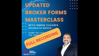 FULL RECORDING: Updated CAR Forms with Simon Cazares