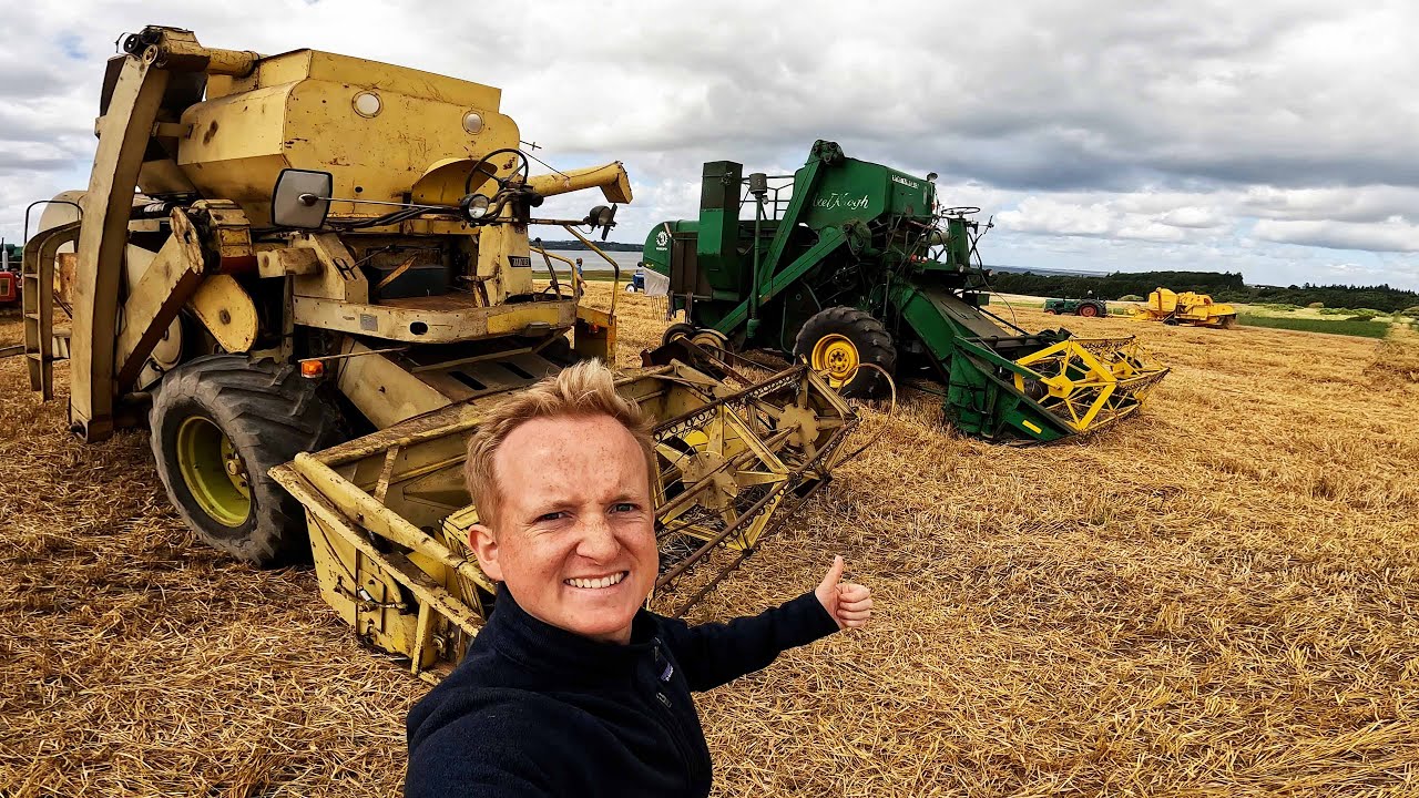 Veteran Høstdag 2024 på Herregården Hessel | Høsten som i de gamle dage med mange fine maskiner