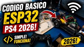 Código Simples ESP32 + PS4 🎮 Resultado Insano