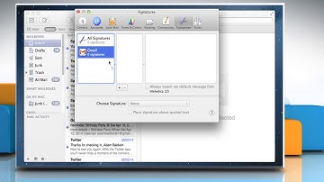How to add email Signatures in Mac® OS X™