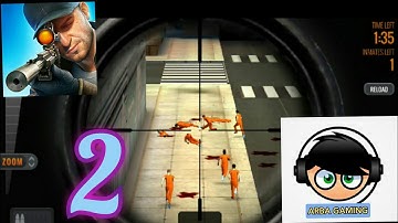 Sniper 3D Assassin: Shoot to Kill - Gameplay Walkthrough Part 2 - Region 1 (The ARBA GAMING) T.A.G