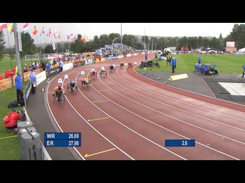 Men's 200m T34 | final | 2014 IPC Athletics European Championships Swansea