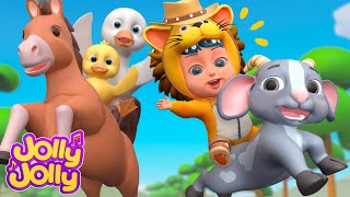 The animals on the farm + MORE | Jolly Jolly  Learn and Play  Nursery Rhymes