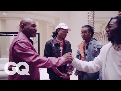 Mike Tyson Takes Migos on a Tour of His Mansion | GQ