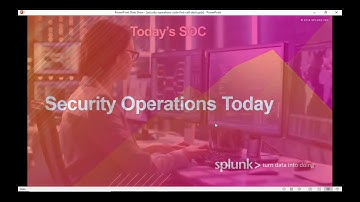 Redington & Splunk Webinar - Splunk Security operations platform - 9th June 2020
