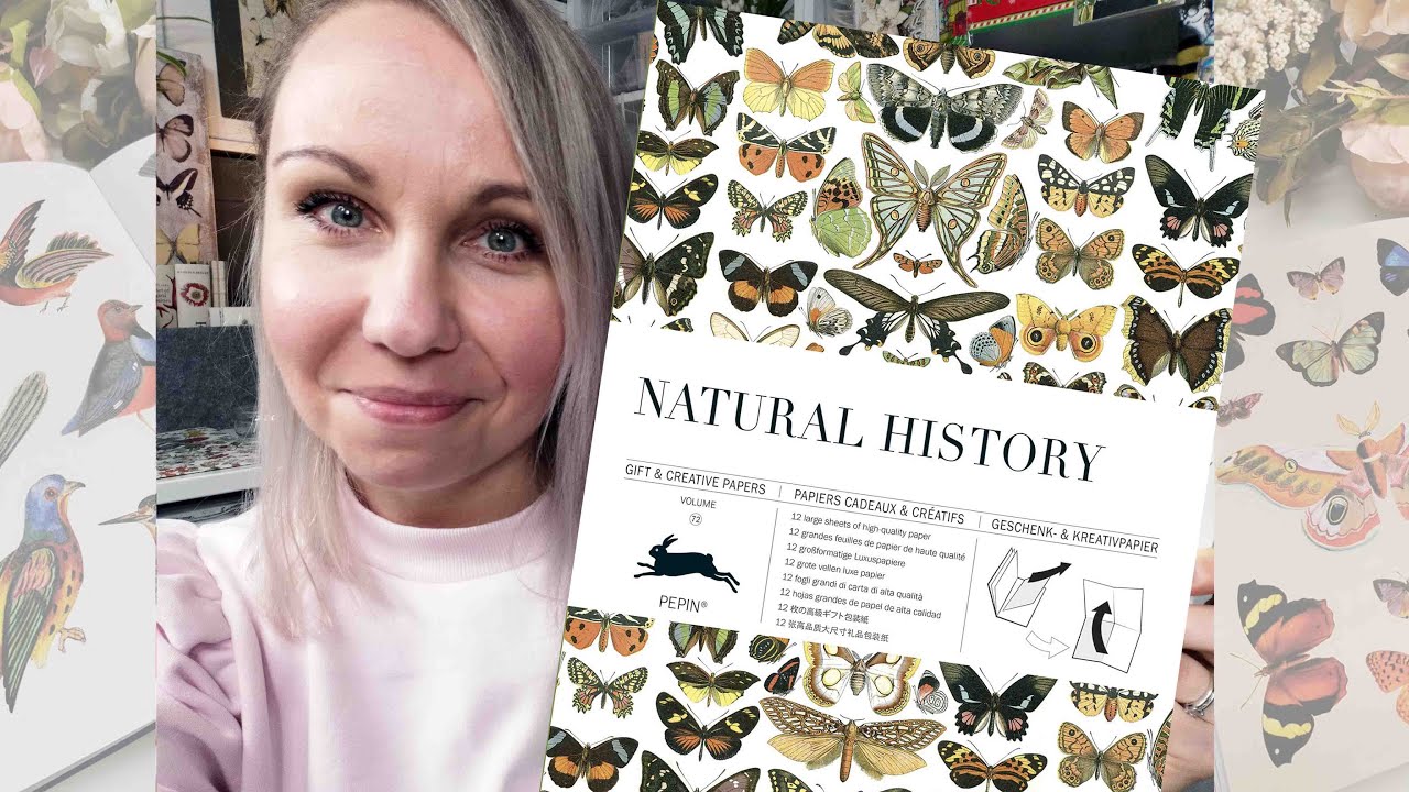 📖 Can I cut this AMAZING BOOK ? Natural History Gift & Creative Paper