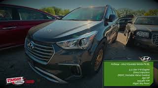 Used Auto Parts Inventory - Stock # HJD244 - 2017 Hyundai Santa Fe XL