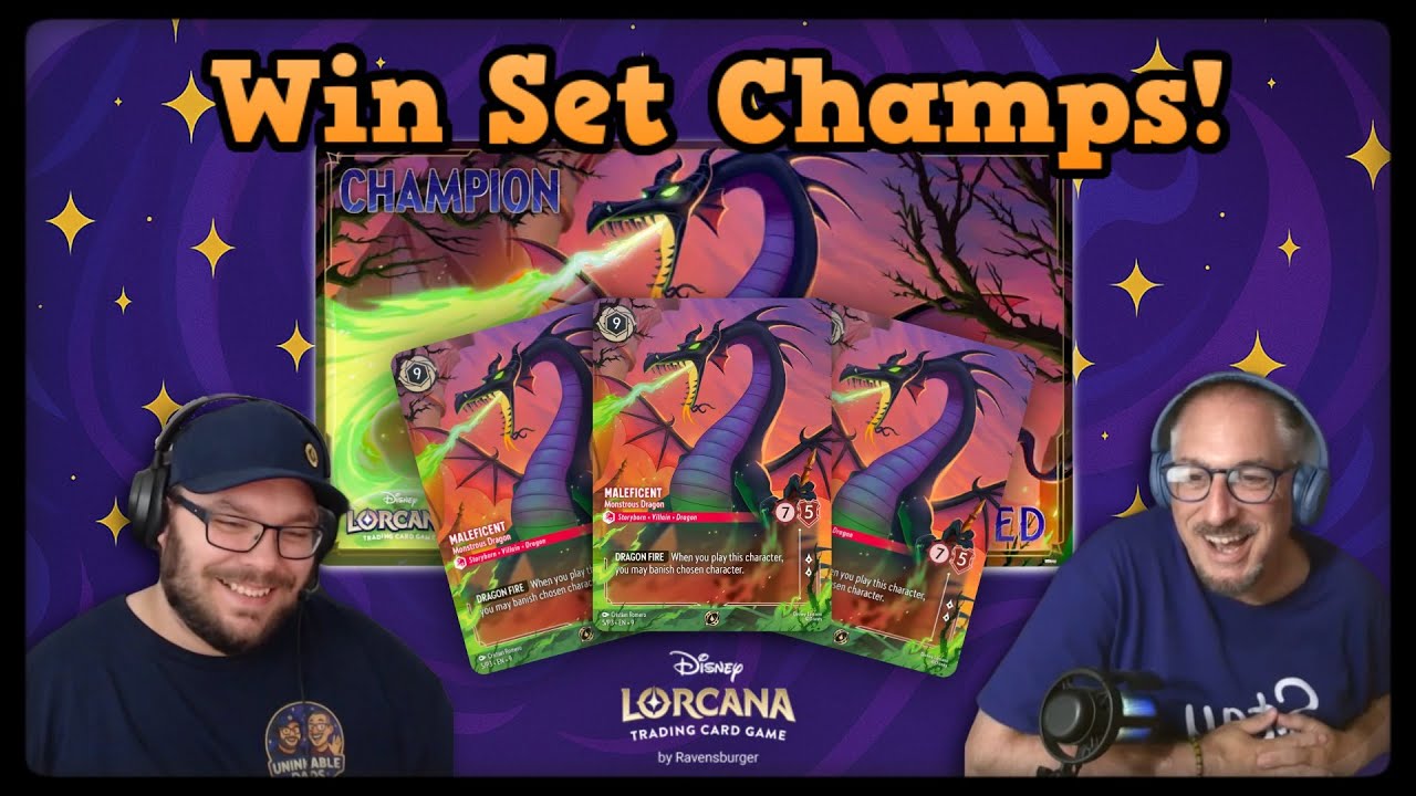Emerald Steel Deck To Crush Your Set Champs - Meta Decks Dominating Lorcana - 500 Subs Giveaway
