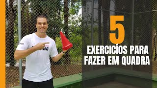 5 EXERCÍCIOS COM CONES [TREINO AO AR LIVRE!]