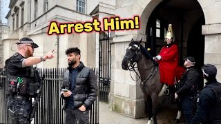 ( Instant Karma) This man MESSED with the WRONG King’s guard \& POLICE officers