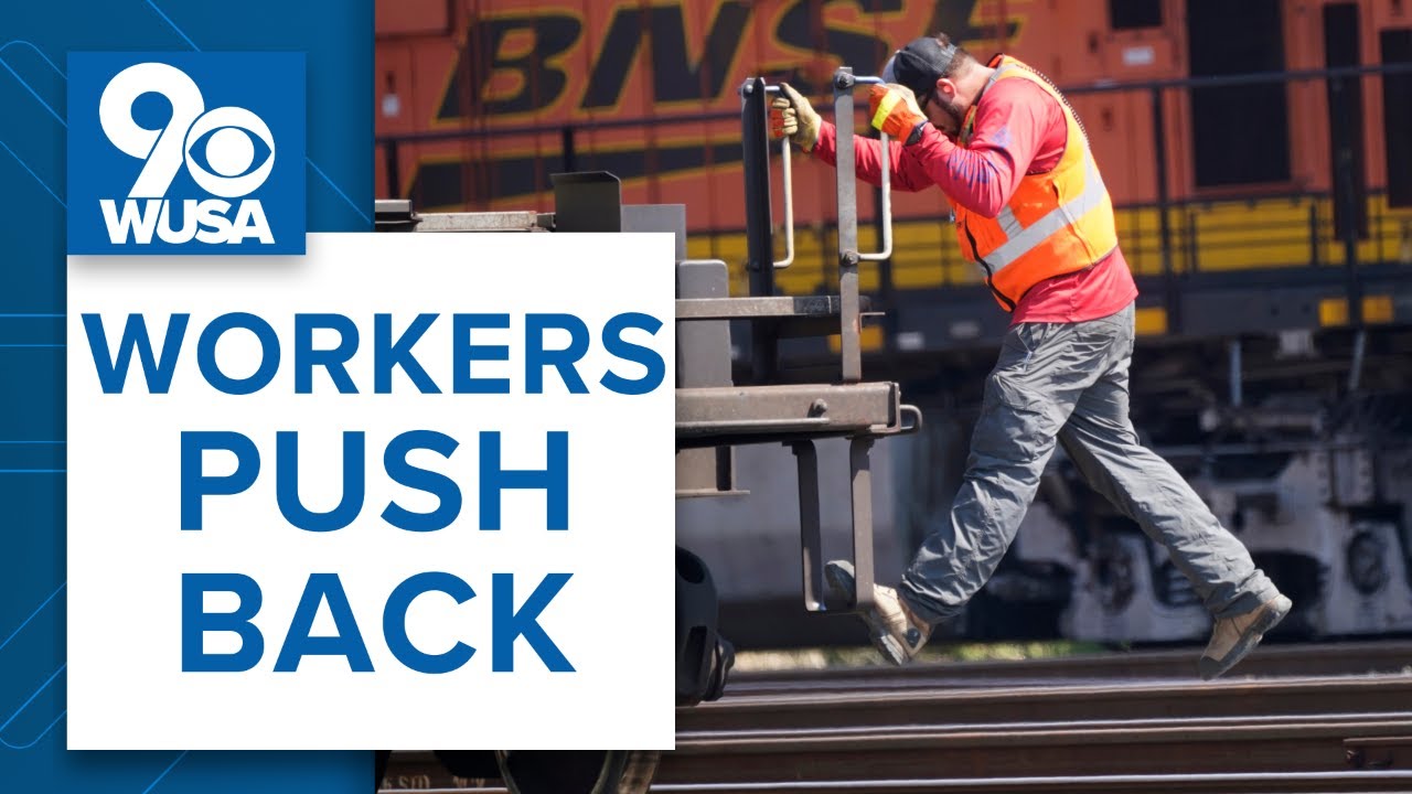 Railroad unions decry Biden's plan to block possible strike - YouTube
