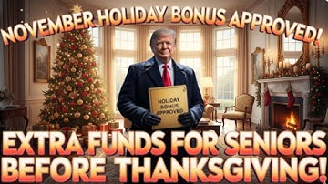 Vakantiebonus november goedgekeurd – Extra geld voor senioren vóór Thanksgiving