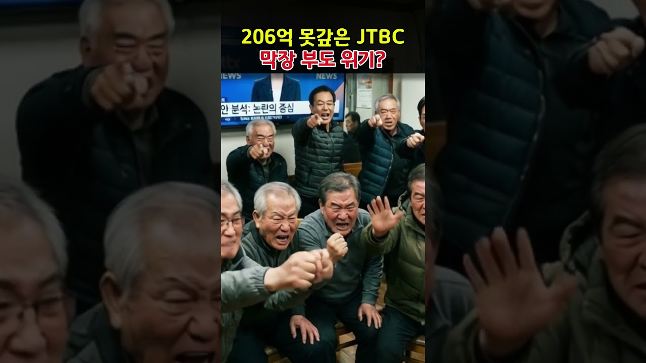 206억 못 갚은 JTBC 막장 부도 위기??