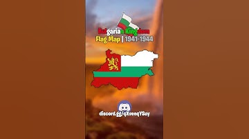 Bulgarian kingdom flag map 1941 1944