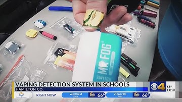 Schools try to deter teens from vaping by installing detectors