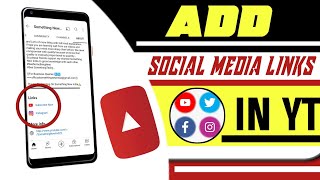 How To Add Social Media Link In YouTube Channel | Something New India