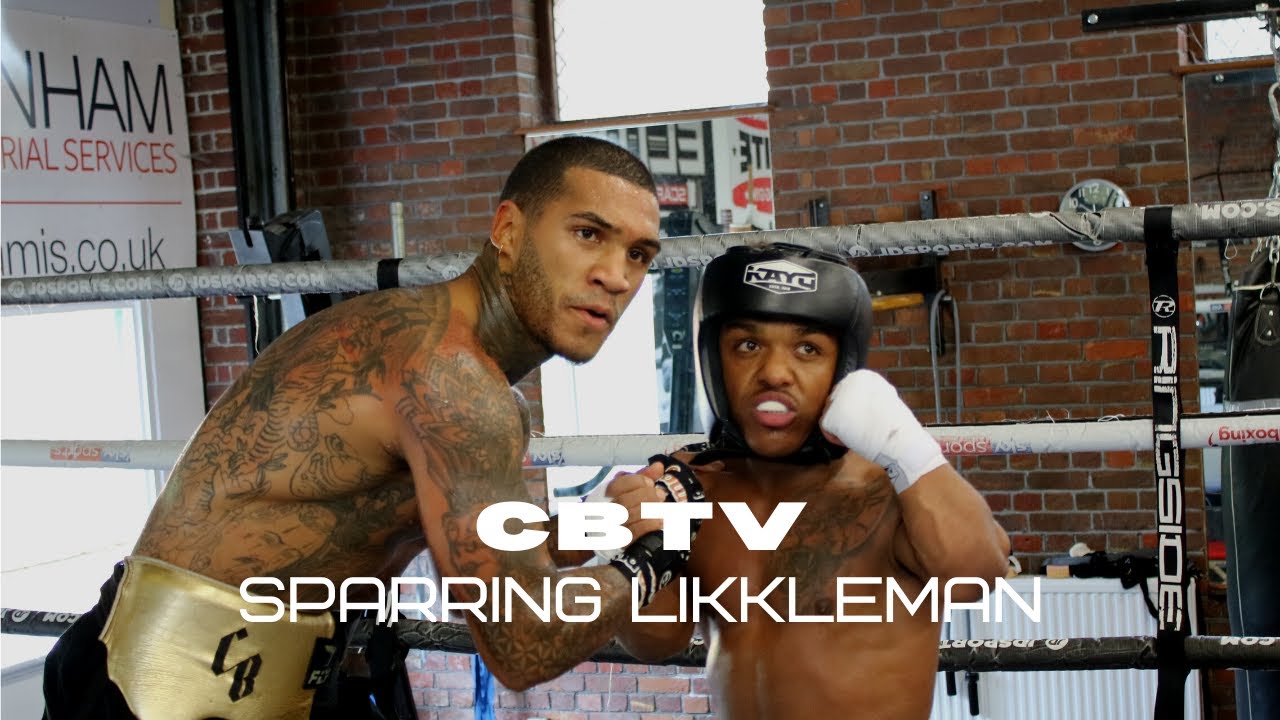 Likkleman Spars Professional Boxer Conor Benn