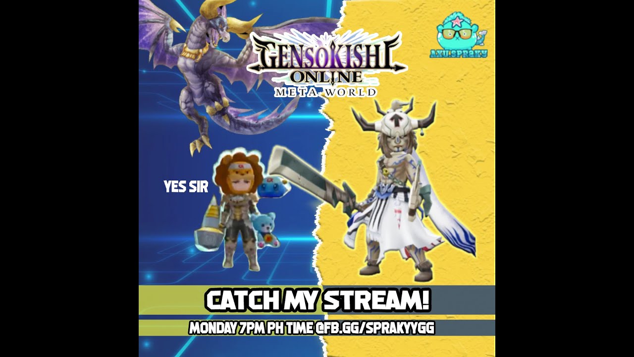 GensoKishi Play2Earn MMORPG with Ricardo the Lion Head!