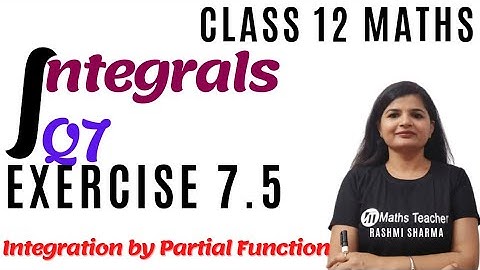 Class 12th || Exercise 7.5 Q7 || Integration By Partial Fraction || NCERT Math Class 12