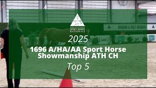 Sport Horse Nationals 2025 Showmanship Top 5