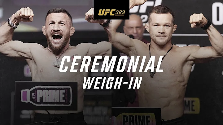 UFC 323: Ceremonial Weigh-In