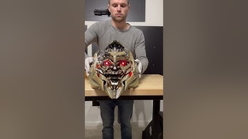This helmet is so real! Megatron! #transformers #megatron #unboxing #optimusprime #robot