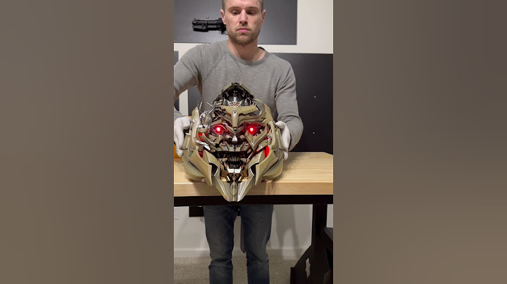 This helmet is so real! Megatron! #transformers #megatron #unboxing #optimusprime #robot