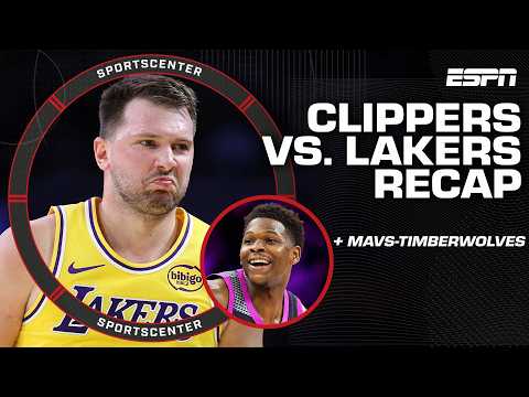 THE BATTLE OF LA 😤 Clippers vs. Lakers recap | SportsCenter
