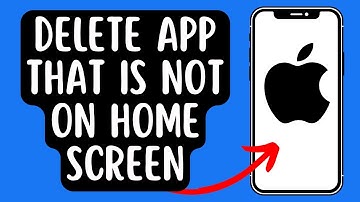 How To Delete App That Is Not On Home Screen