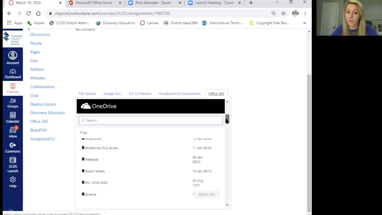 Canvas Office 365 tutorial YouTube