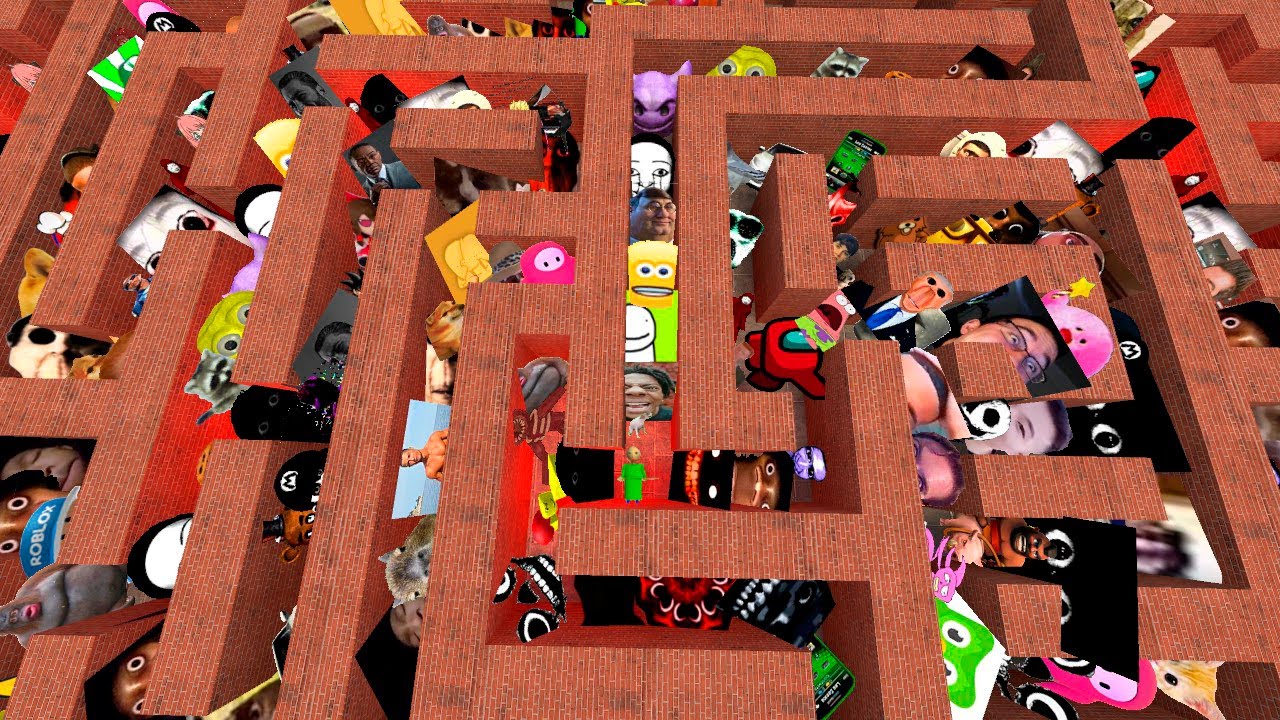 Too Much Nico's Nextbots in Maze Gmod - YouTube