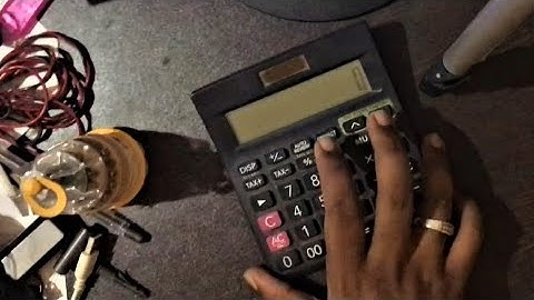 Repair your Calculator