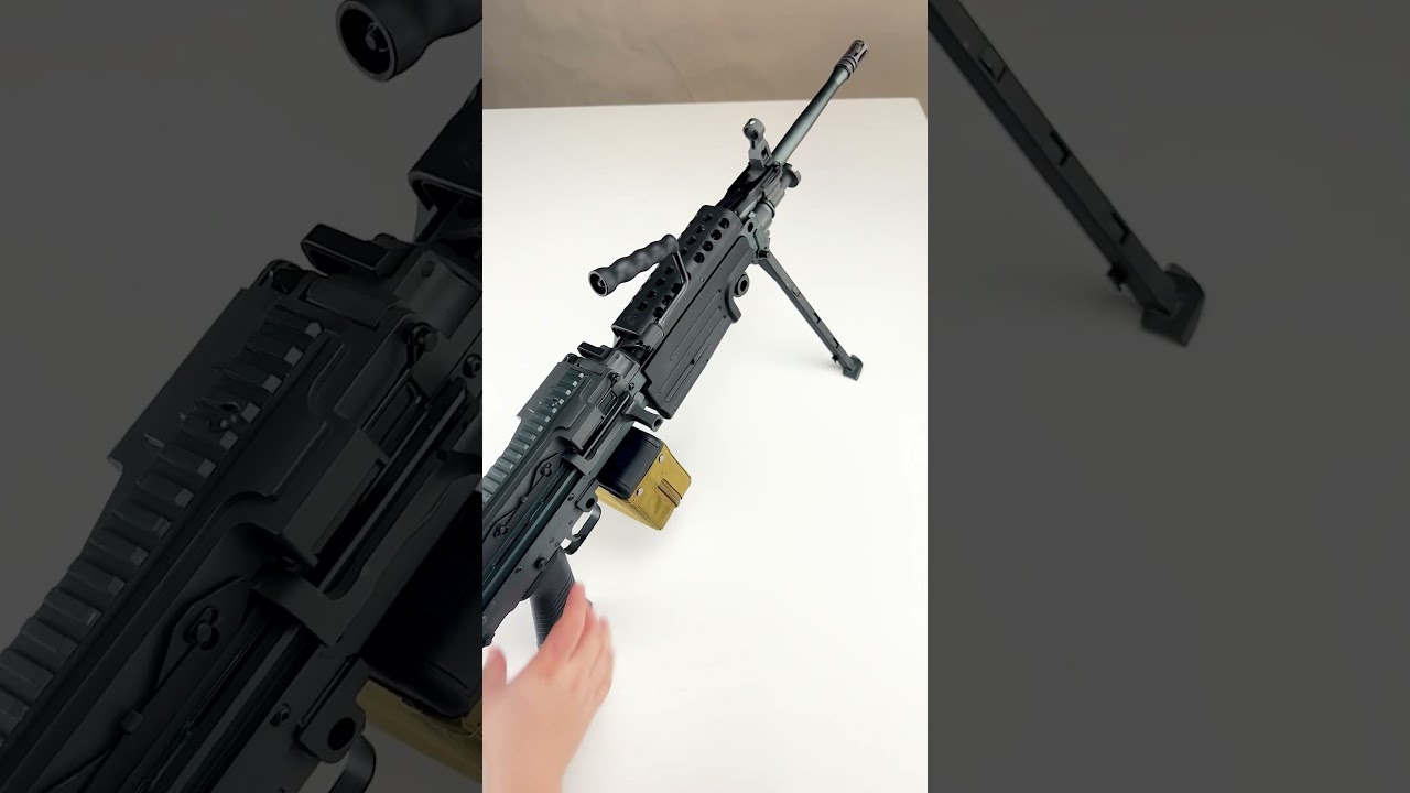 Cybergun x FN® M249 MINIMI® SAW Airsoft AEG Machine Gun w/ Dual