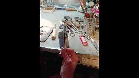 Coating a cabochon mandrel