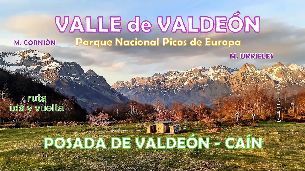 La 'otra' Senda del Cares: de Posada de Valdeón a Caín. P. N. Picos de  Europa (León) - YouTube