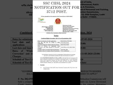 SSC CHSL 2024