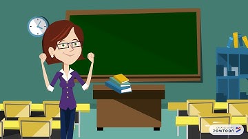 Animation Of Teacher in Classroom