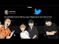 if haikyuu characters had twitter part 3