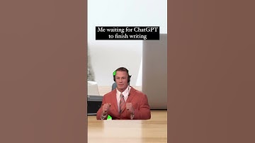 Me waiting for ChatGPT to finish writing it