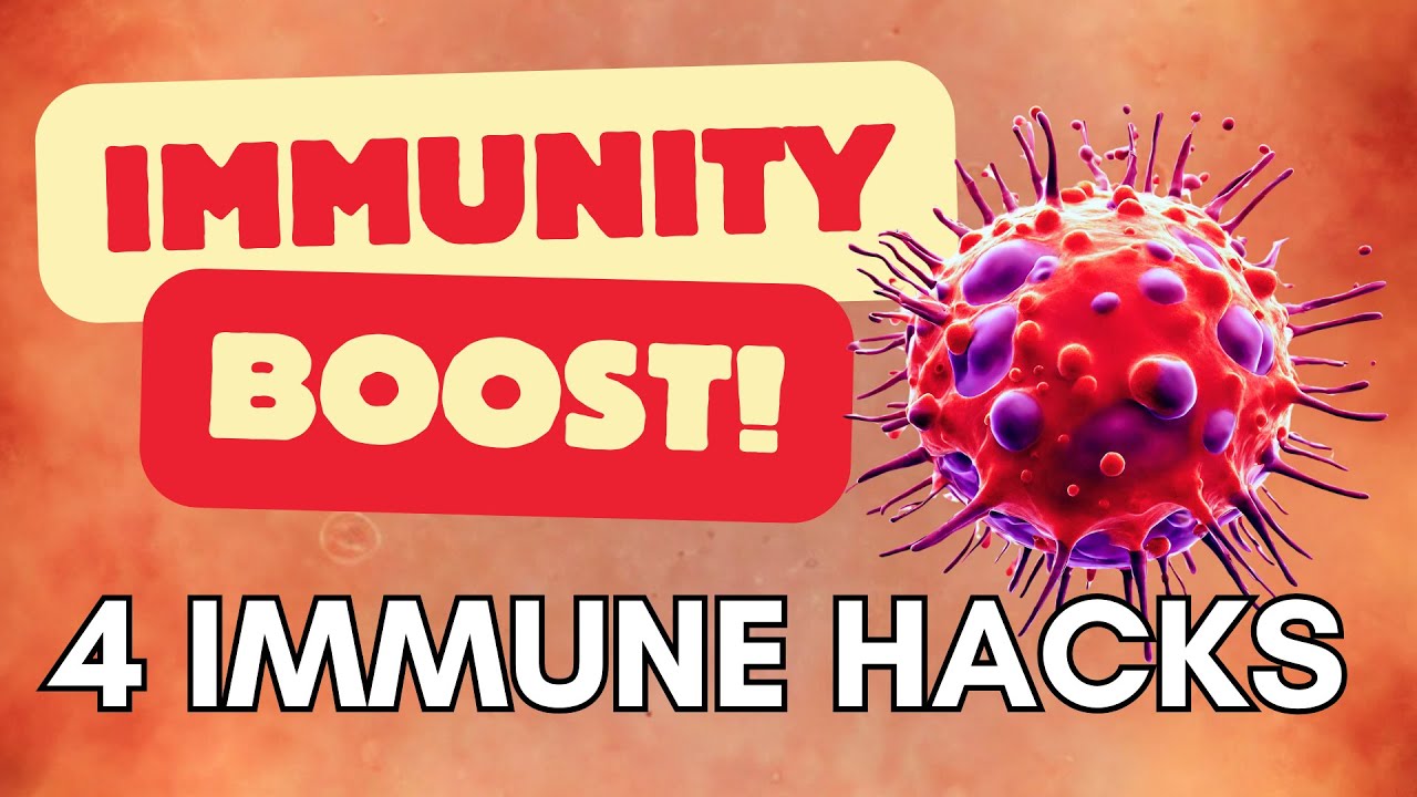 4 easy ways to BOOST the immune system - YouTube