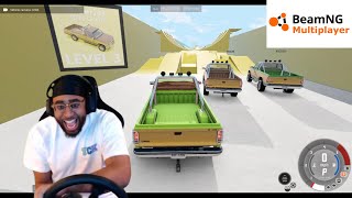 WE ALMOST RAGE QUIT LEVEL 3!!! | BeamNG.Drive Obstacle Course Pt. 3