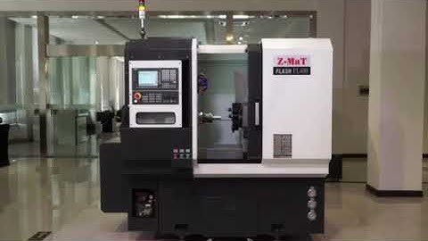 Torno 808D Advanced com ferramenta acionada. Fabricante ZMAT e comercializado pela 4TECH Campinas