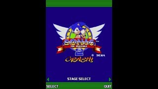 Sonic the Hedgehog 2: Crash JAVA GAME  (SEGA 2008 year)